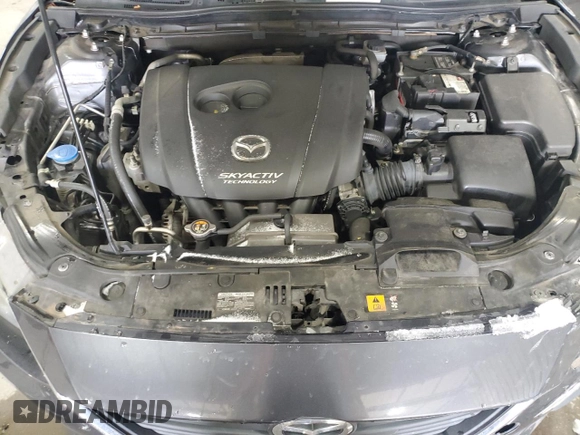 2015 Mazda 3 i SV with VIN JM1BM1T76F1244654, listed as a Copart auction lot 86421194 with 90,830 mi miles and Salvage Title. Bid and sale history available at DreamBid. Image 11.