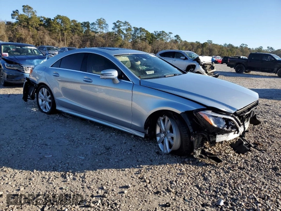 2015 Mercedes-Benz CLS-Class CLS 550 with VIN WDDLJ9BB8FA150573, listed as a Copart auction lot 41841895 with 26,811 mi miles and Salvage Title. Bid and sale history available at carsss.com. Image 4.