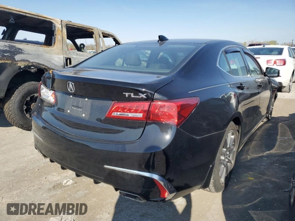 2019 Acura TLX with VIN 19UUB2F36KA000074, listed as a Copart auction lot 48382224 with 88,912 mi miles and Salvage Title. Bid and sale history available at carsss.com. Image 3.