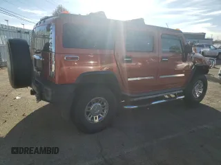 2003 Hummer H2 with VIN 5GRGN23U83H115153, listed as a Copart auction lot 79878644 with 0 mi miles and Salvage Title. Bid and sale history available at carsss.com. Image 3.
