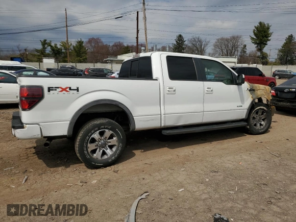 2011 Ford F-150 XLT with VIN 1FTFW1ET2BFB94838, listed as a Copart auction lot 49818905 with 0 mi miles and Salvage Title. Bid and sale history available at carsss.com. Image 3.