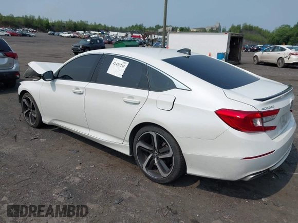 2021 Honda Accord Sport with VIN 1HGCV2F38MA027279, listed as a IAAI auction lot 42452235 with 58,180 mi miles and . Bid and sale history available at DreamBid. Image 3.
