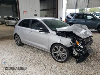 2019 Hyundai Elantra GT N Line with VIN KMHH55LC7KU102460, listed as a Copart auction lot 71829164 with 0 mi miles and Salvage Title. Bid and sale history available at carsss.com. Image 4.