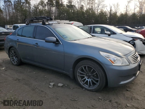 2008 Infiniti G35 x with VIN JNKBV61FX8M263986, listed as a Copart auction lot 48360625 with Not Provided miles and Non Repairable. Bid and sale history available at DreamBid. Image 4.