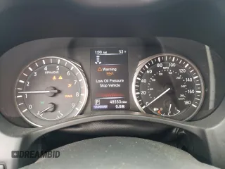 2021 Infiniti Q50 Luxe with VIN JN1EV7BP6MM701895, listed as a Copart auction lot 47854895 with 48,553 mi miles and Salvage title. Bid and sale history available at DreamBid. Image 9.