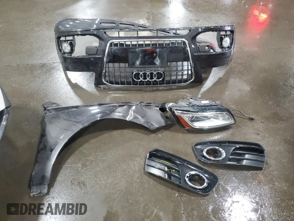 2015 Audi Q5 Premium Plus with VIN WA1LFAFP2FA024061, listed as a Copart auction lot 51089535 with 124,676 mi miles and Salvage Title. Bid and sale history available at carsss.com. Image 14.