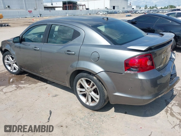 2012 Dodge Avenger SXT with VIN 1C3CDZCB9CN212328, listed as a IAAI auction lot 42360745 with 189,311 mi miles and . Bid and sale history available at DreamBid. Image 3.