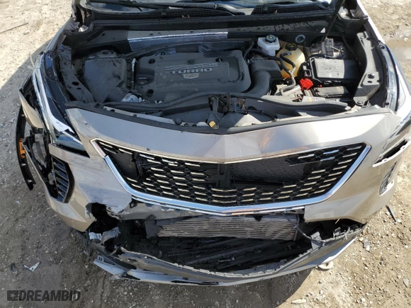 2023 Cadillac XT4 FWD Premium Luxury with VIN 1GYFZCR47PF105143, listed as a Copart auction lot 52397695 with 42,740 mi miles and Non Repairable. Bid and sale history available at carsss.com. Image 12.