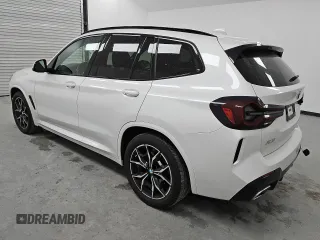 2024 BMW X3 sDrive30i with VIN 5UX43DP08R9W57559, listed as a Copart auction lot 52648995 with 23,026 mi miles and Clean Title. Bid and sale history available at DreamBid. Image 2.
