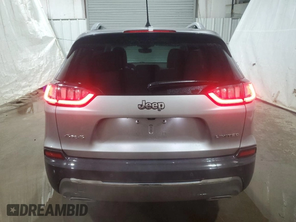 2019 Jeep Cherokee Limited with VIN 1C4PJMDX6KD412428, listed as a Copart auction lot 54933195 with 65,279 mi miles and Clean title. Bid and sale history available at DreamBid. Image 6.