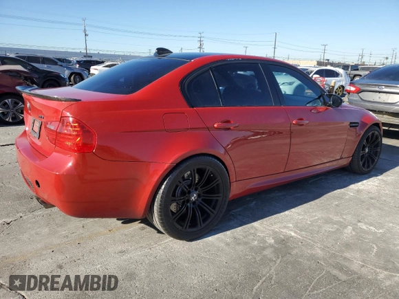 2009 BMW M3 with VIN WBSPM93519E201218, listed as a Copart auction lot 88310125 with 162,773 mi miles and Salvage title. Bid and sale history available at DreamBid. Image 3.