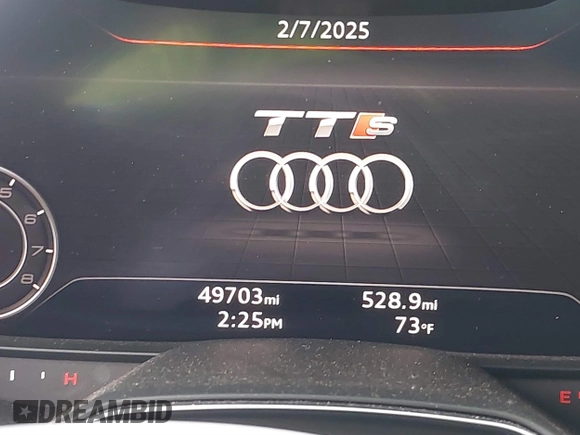 2020 Audi TTS with VIN TRUA1AFV4L1006379, listed as a IAAI auction lot 41539101 with 49,703 mi miles and . Bid and sale history available at DreamBid. Image 16.