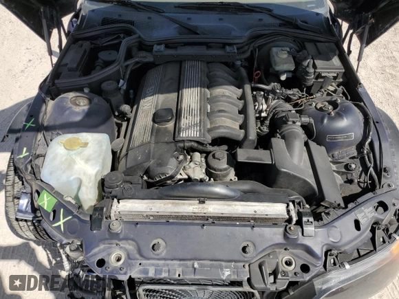1997 BMW 3 Series 2.8L with VIN 4USCJ3326VLC00375, listed as a Copart auction lot 47612095 with 131,979 mi miles and Salvage Title. Bid and sale history available at carsss.com. Image 11.