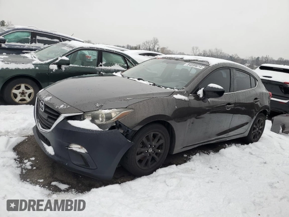 2014 Mazda 3 i Grand Touring with VIN JM1BM1M78E1102724, listed as a Copart auction lot 84099614 with 113,867 mi miles and Salvage Title. Bid and sale history available at DreamBid. Image 1.