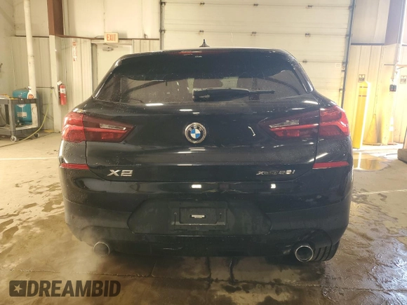 2022 BMW X2 xDrive28i with VIN WBXYJ1C07N5U38996, listed as a Copart auction lot 42139835 with 55,413 mi miles and Salvage Title. Bid and sale history available at carsss.com. Image 6.