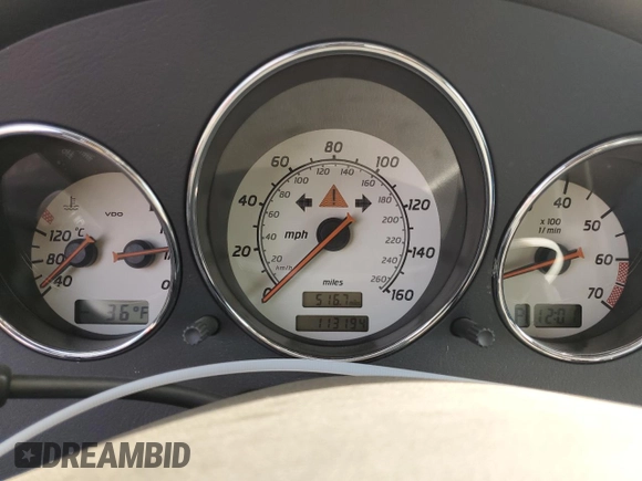 2002 Mercedes-Benz SLK-Class 3.2L with VIN WDBKK65F92F254162, listed as a Copart auction lot 78527984 with 113,194 mi miles and Salvage Title. Bid and sale history available at carsss.com. Image 9.