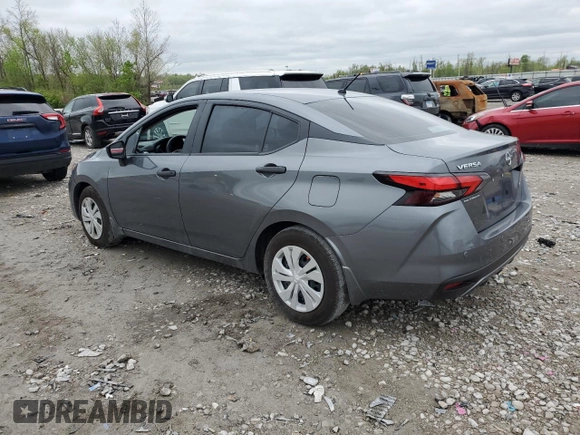 2024 Nissan Versa S with VIN 3N1CN8DV3RL902986, listed as a Copart auction lot 53788045 with 2,333 mi miles and Salvage title. Bid and sale history available at DreamBid. Image 2.