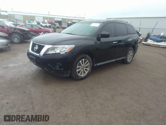 2014 Nissan Pathfinder SL with VIN 5N1AR2MM7EC718018, listed as a IAAI auction lot 41491505 with 153,343 mi miles and . Bid and sale history available at carsss.com. Image 19.