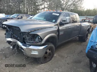 2013 Ram 3500 Laramie with VIN 3C63RRMLXDG608757, listed as a Copart auction lot 87362024 with 0 mi miles and Salvage Title. Bid and sale history available at carsss.com. Image 1.