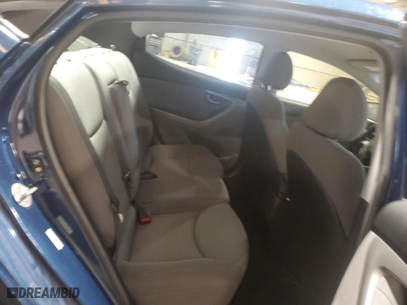 2014 Hyundai Elantra SE with VIN KMHDH4AE2EU115500, listed as a Copart auction lot 53093355 with 54,784 mi miles and Salvage Title. Bid and sale history available at carsss.com. Image 11.