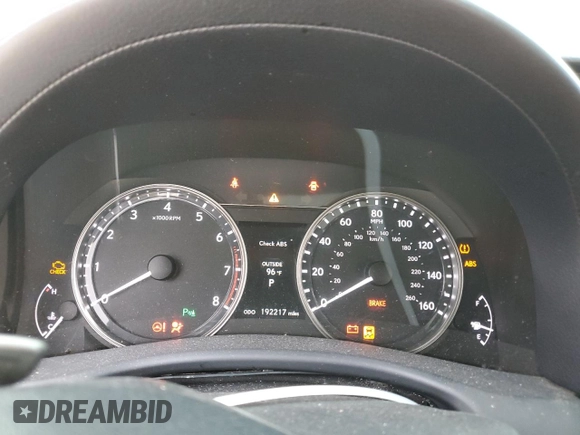 2015 Lexus GS 350 with VIN JTHBE1BL4FA013245, listed as a Copart auction lot 66883104 with 192,217 mi miles and Salvage Title. Bid and sale history available at DreamBid. Image 9.