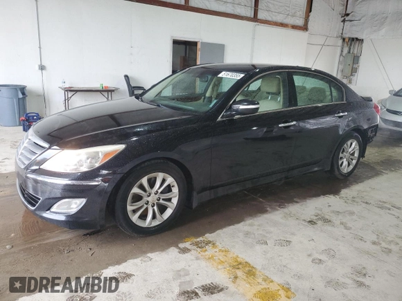 2012 Hyundai Genesis 3.8L z VIN KMHGC4DD4CU203315, wystawiony jako Copart lot #51670355 z przebiegiem 270 937 mil mil oraz Szkody całkowita. Historia ofert i sprzedaży dostępna na DreamBid. Obrazek 1.
