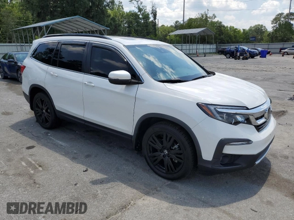 2022 Honda Pilot Special Edition with VIN 5FNYF6H28NB097712, listed as a Copart auction lot 57801695 with 27,992 mi miles and Salvage title. Bid and sale history available at DreamBid. Image 4.