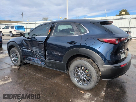 2021 Mazda CX-30 S with VIN 3MVDMBAL0MM252715, listed as a Copart auction lot 49501665 with 45,345 mi miles and Salvage Title. Bid and sale history available at carsss.com. Image 2.