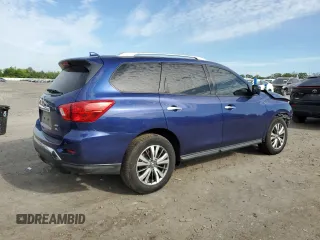 2019 Nissan Pathfinder S with VIN 5N1DR2MM8KC647517, listed as a Copart auction lot 56204075 with 82,956 mi miles and Salvage title. Bid and sale history available at DreamBid. Image 3.