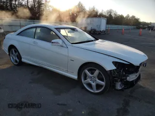 2012 Mercedes-Benz CL-Class CL 550 with VIN WDDEJ9EBXCA028345, listed as a Copart auction lot 84938744 with 40,537 mi miles and Salvage Title. Bid and sale history available at carsss.com. Image 4.