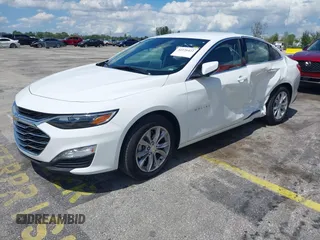2025 Chevrolet Malibu LT with VIN 1G1ZD5ST2SF130788, listed as a IAAI auction lot 42226422 with 6,199 mi miles and . Bid and sale history available at DreamBid. Image 2.