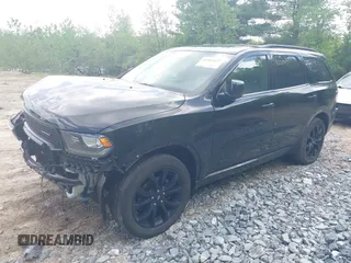 2019 Dodge Durango GT Plus with VIN 1C4RDJDG6KC807035, listed as a IAAI auction lot 42287477 with 62,752 mi miles and . Bid and sale history available at DreamBid. Image 2.