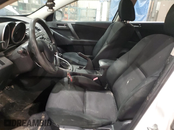 2013 Mazda 3 GX with VIN JM1BL1KF5D1727545, listed as a Copart auction lot 81896933 with 171,426 mi miles and Salvage Title. Bid and sale history available at carsss.com. Image 7.