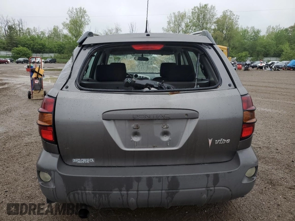 2005 Pontiac Vibe with VIN 5Y2SL638X5Z467045, listed as a Copart auction lot 57865085 with 233,401 mi miles and Clean title. Bid and sale history available at DreamBid. Image 6.
