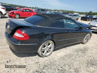 2006 Mercedes-Benz CLK 350 with VIN WDBTK56H56F199293, listed as a Copart auction lot 72627464 with 32,017 mi miles and Salvage Title. Bid and sale history available at carsss.com. Image 3.