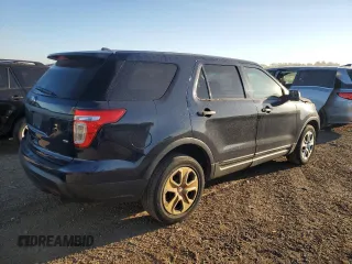 2014 Ford Utility Police Interceptor with VIN 1FM5K8AR8EGC26647, listed as a Copart auction lot 76027324 with 101,429 mi miles and Salvage Title. Bid and sale history available at carsss.com. Image 3.