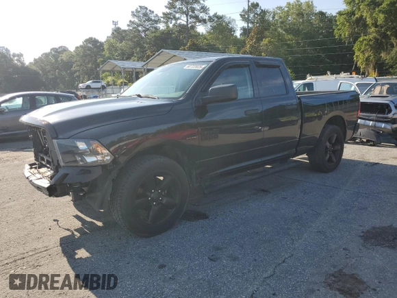 2017 Ram 1500 Express with VIN 1C6RR6FT0HS825397, listed as a Copart auction lot 60722025 with 75,769 mi miles and Salvage title. Bid and sale history available at DreamBid. Image 1.