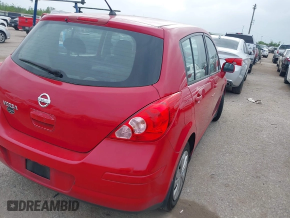 2009 Nissan Versa 1.8 S with VIN 3N1BC13EX9L489250, listed as a IAAI auction lot 41940250 with 185,575 mi miles. Bid and sale history available at carsss.com. Image 4.