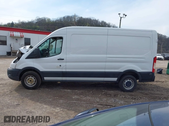 2023 Ford Transit Cargo with VIN 1FTBR1C80PKA42107, listed as a IAAI auction lot 42005312 with 80,123 mi miles. Bid and sale history available at carsss.com. Image 15.
