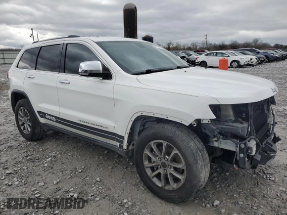 2014 Jeep Grand Cherokee Limited with VIN 1C4RJEBG5EC573283, listed as a Copart auction lot 48155395 with 141,645 mi miles and Salvage Title. Bid and sale history available at carsss.com. Image 4.
