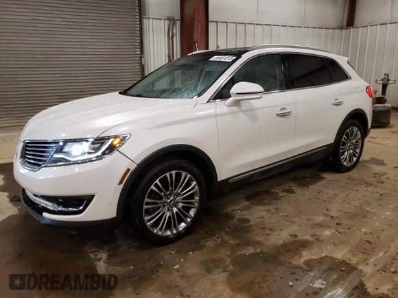 2016 Lincoln MKX Reserve z VIN 2LMTJ8LR2GBL52072, wystawiony jako Copart lot #55481815 z przebiegiem 121 792 mil mil oraz Czysty tytuł • Clean title. Historia ofert i sprzedaży dostępna na DreamBid. Obrazek 1.