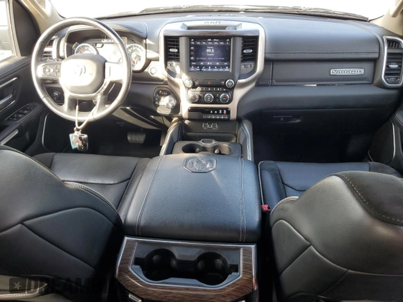 2020 Ram 1500 Laramie with VIN 1C6SRFDTXLN165641, listed as a Copart auction lot 43008465 with 67,166 mi miles and Non Repairable. Bid and sale history available at carsss.com. Image 8.
