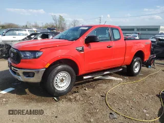 2021 Ford Ranger XL with VIN 1FTER1FH6MLD55273, listed as a Copart auction lot 54147975 with 44,139 mi miles and Salvage title. Bid and sale history available at DreamBid. Image 1.