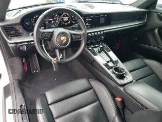 2021 Porsche 911 Carrera with VIN WP0AA2A99MS205692, listed as a Copart auction lot 45731394 with 24,627 mi miles. Bid and sale history available at carsss.com. Image 8.