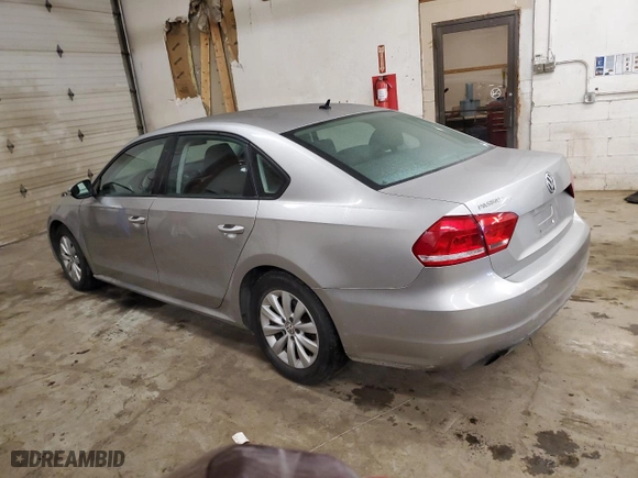 2012 Volkswagen Passat S w/Appearance with VIN 1VWAH7A38CC038574, listed as a Copart auction lot 44232305 with 157,886 mi miles and Salvage Title. Bid and sale history available at carsss.com. Image 2.