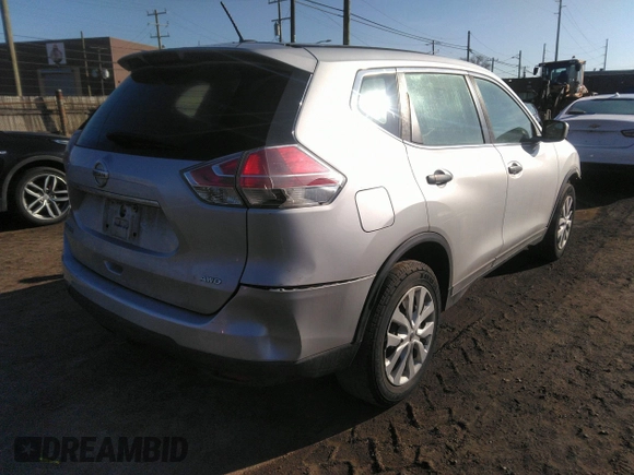 2016 Nissan Rogue SL with VIN 5N1AT2MV6GC824781, listed as a IAAI auction lot 41742010 with 146,175 mi miles and . Bid and sale history available at DreamBid. Image 4.