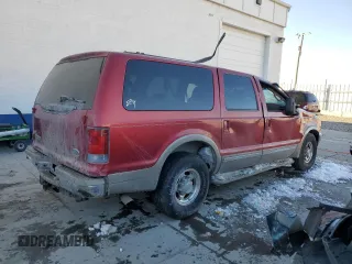 2002 Ford Excursion Limited z VIN 1FMNU42F22ED63582, wystawiony jako Copart lot #87511635 z przebiegiem 384 594 mil mil oraz Czysty tytuł • Clean title. Historia ofert i sprzedaży dostępna na DreamBid. Obrazek 3.