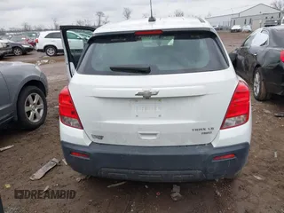 2016 Chevrolet Trax LS with VIN KL7CJNSB9GB559497, listed as a IAAI auction lot 41176681 with 106,794 mi miles. Bid and sale history available at carsss.com. Image 16.