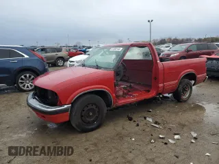 1998 Chevrolet S-10 with VIN 1GCCS14X9WK162503, listed as a Copart auction lot 81300144 with 0 mi miles and Non Repairable. Bid and sale history available at carsss.com. Image 1.