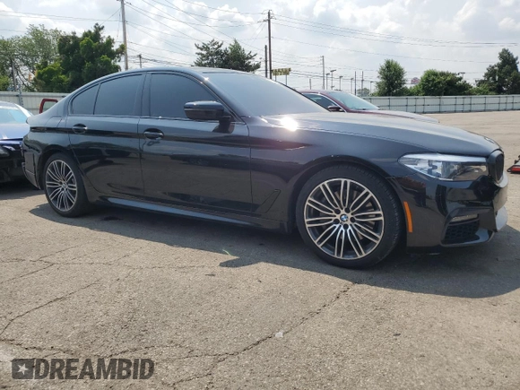2019 BMW 5 Series 540i xDrive z VIN WBAJE7C55KWW20197, wystawiony jako Copart lot #58353645 z przebiegiem 50 431 mil mil oraz Szkoda całkowita • Salvage title. Historia ofert i sprzedaży dostępna na DreamBid. Obrazek 4.